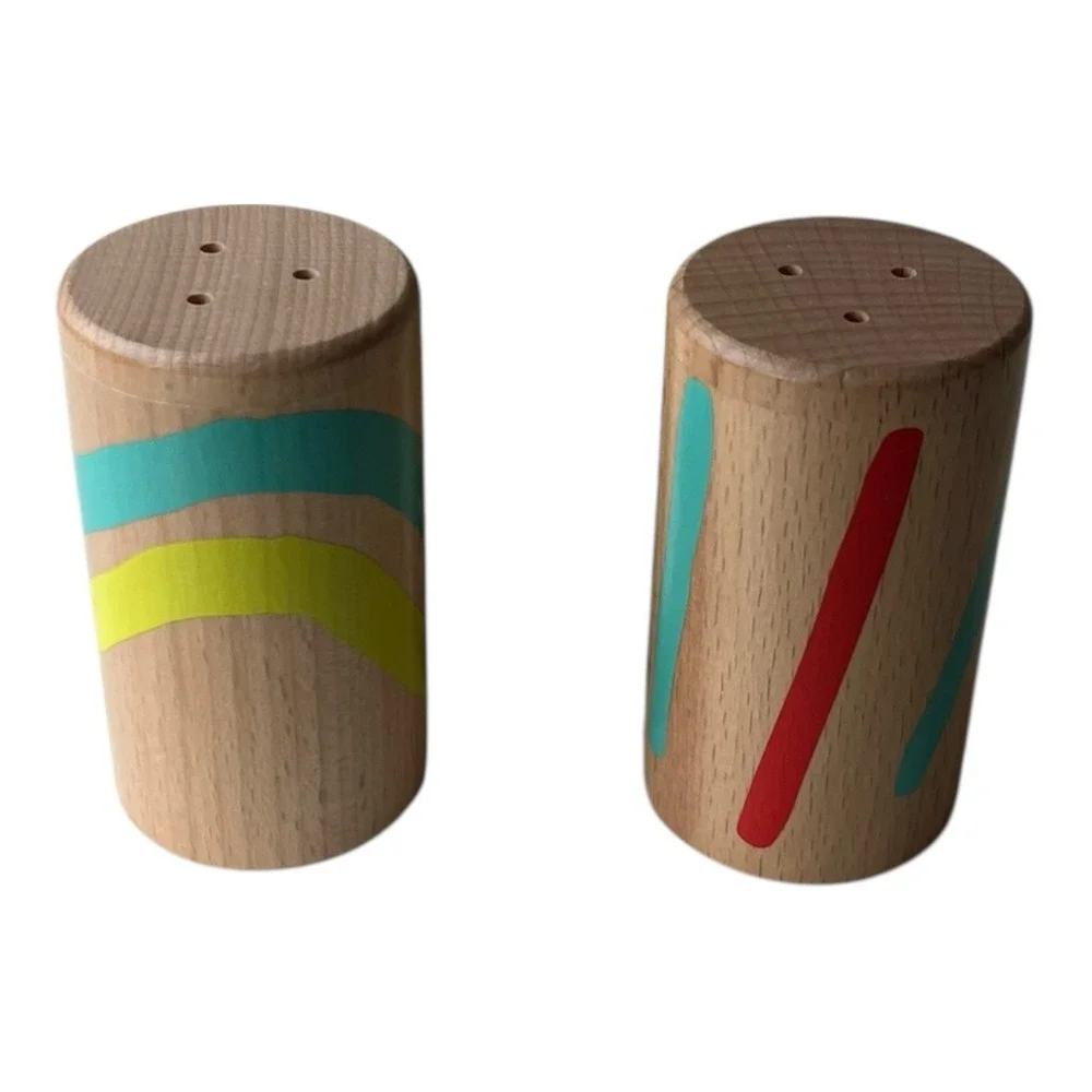 LOVEVERY Wooden Sound Cylinders Toy  Inspector Play Kit 7-8mos Montessori Baby
